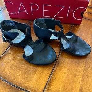 New in box. Capezio Pedini dance shoe size 5.5M. Black